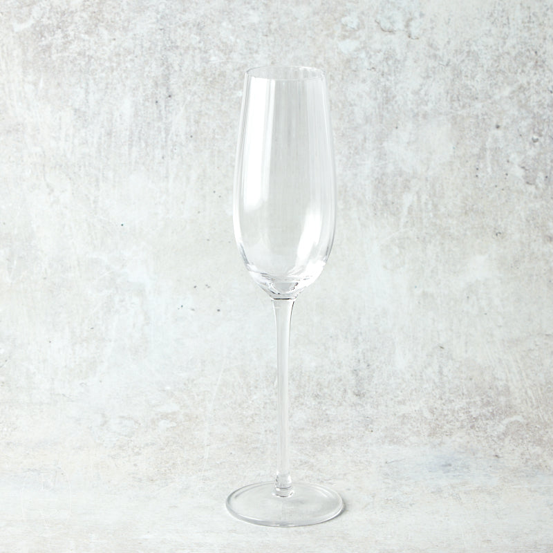 Zodax MADELEINE CHAMPAGNE FLUTE GLASS Clear