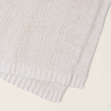 Barefoot Dreams COZY SHINE HERRINGBONE BLANKET