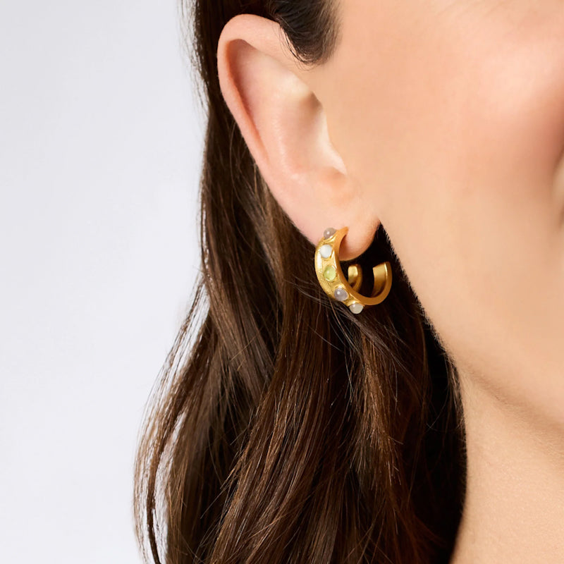 Julie Vos COBBLESTONE DOUBLE HOOP EARRING