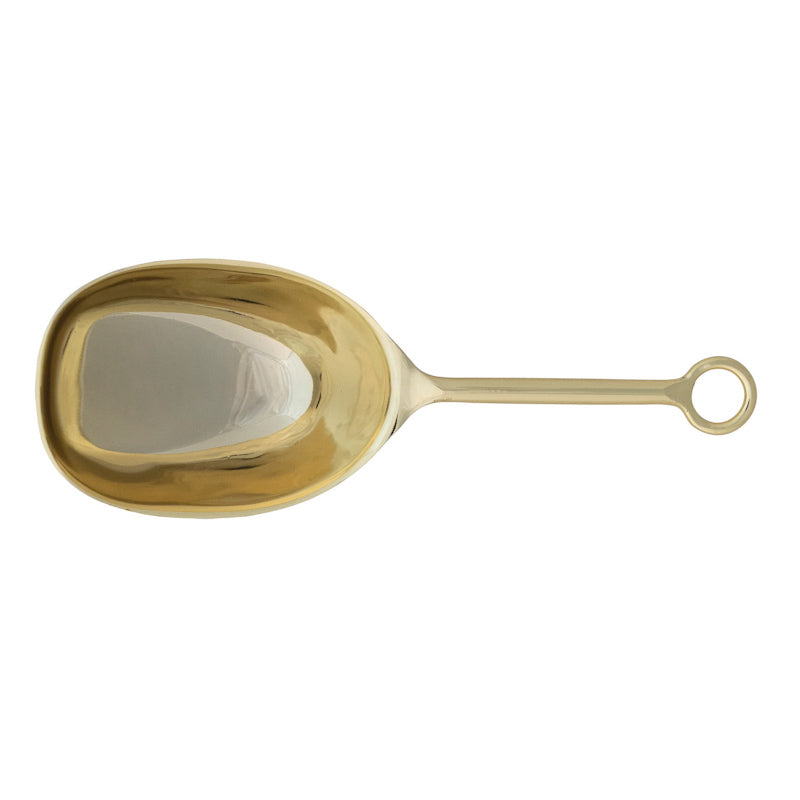 Creative Co-op GOLD STAINLESS STEEL SCOOP