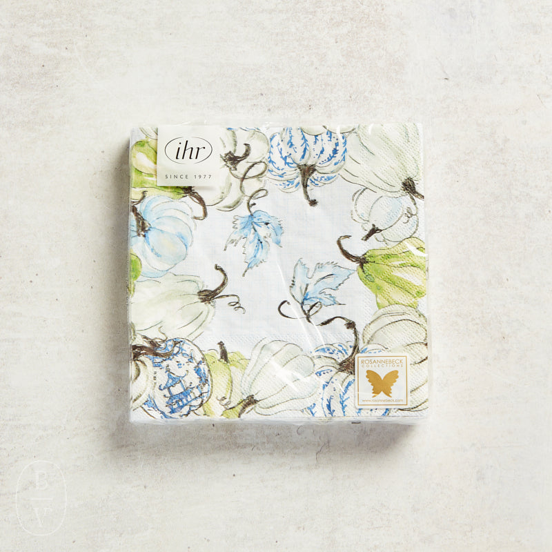 Boston International CHINOISERIE STACKED PUMPKINS LUNCHEON NAPKIN