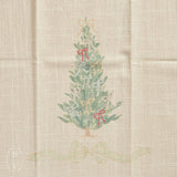 Creative Co-op HOLIDAY IMAGE COTTON SLUB TEA TOWEL