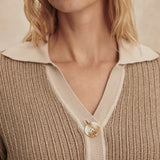 PERRINE KNIT POLO