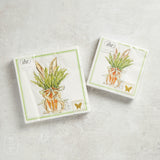 Boston International CARROT BUNNY COCKTAIL NAPKINS