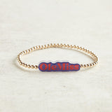 Beaded Blondes GAMEDAY BB BEADED BRACELET Ole Miss