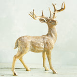 Raz Imports GOLD LEAF DEER Right 19.5