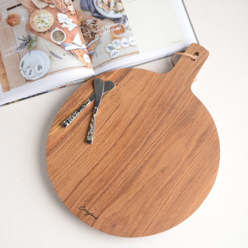 Casafina by Costa Nova OAK WOOD ROUND CUTTING BOARD