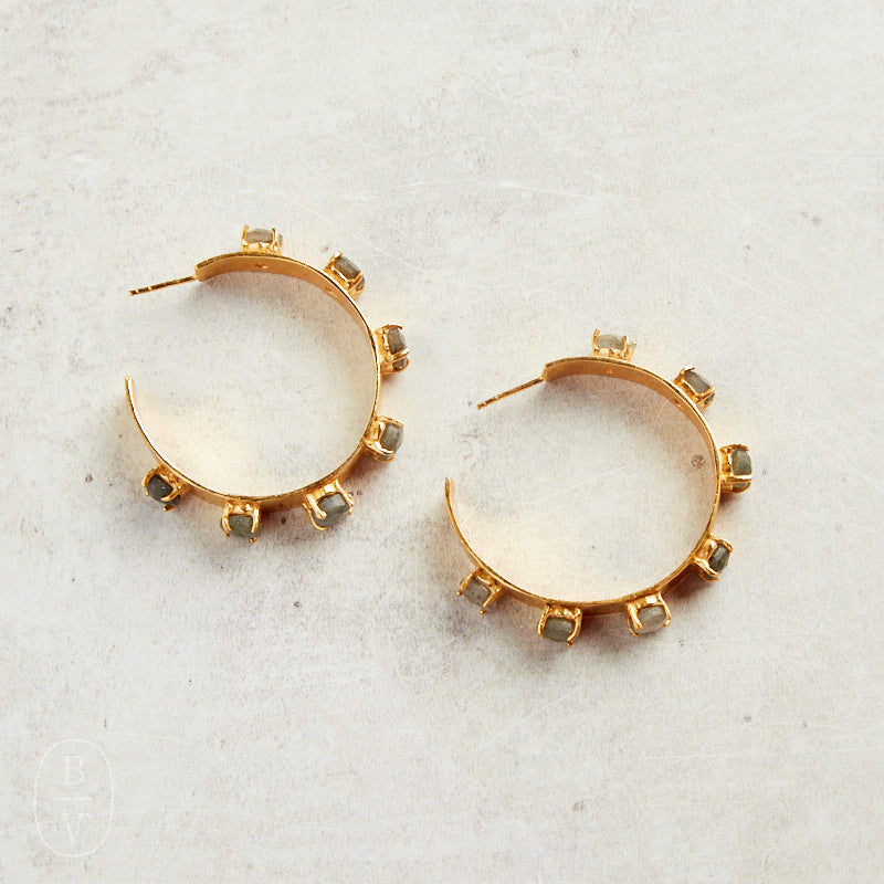 Virtue THE HANNAH EARRINGS Labradorite