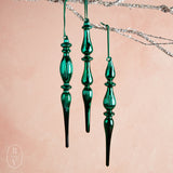 Raz Imports GLASS FINIAL ORNAMENT