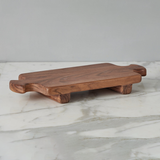 Europe 2 You NORMANDY WOOD RISER FOOTED TRAY Medium