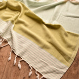Buldano MULTI COLOR TURKISH TOWEL Mint Melon Natural