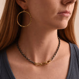 CV Designs CVGSI GOLD SILVER NAILHEAD HOOPS