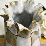 Dixie Pottery GOLD RIM NO 3 VASE