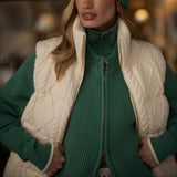 Varley IRINA CABLE KNIT GILET