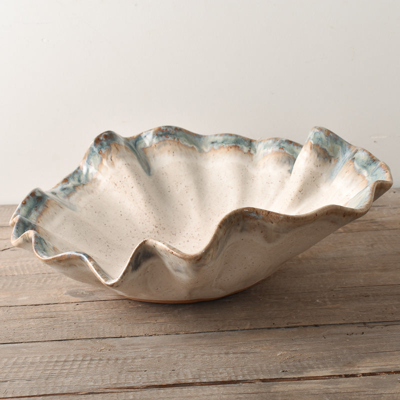 Etta B Pottery HALF SHELL Oasis