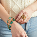 Elyssa Bass Designs PEARL CHARM BEZEL BRACELET