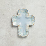 Etta B Pottery SPRING CROSS Number 1 (Blue)