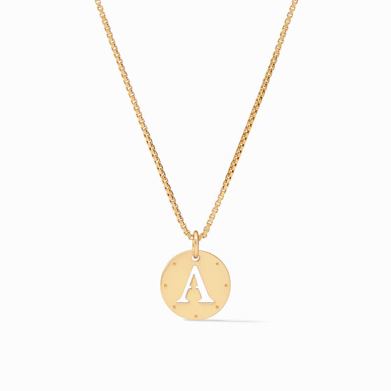 Julie Vos MONOGRAM DELICATE NECKLACE