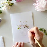 Emily Lex Studio BOUQUETS PAINTABLE WATERCOLOR NOTECARD SET