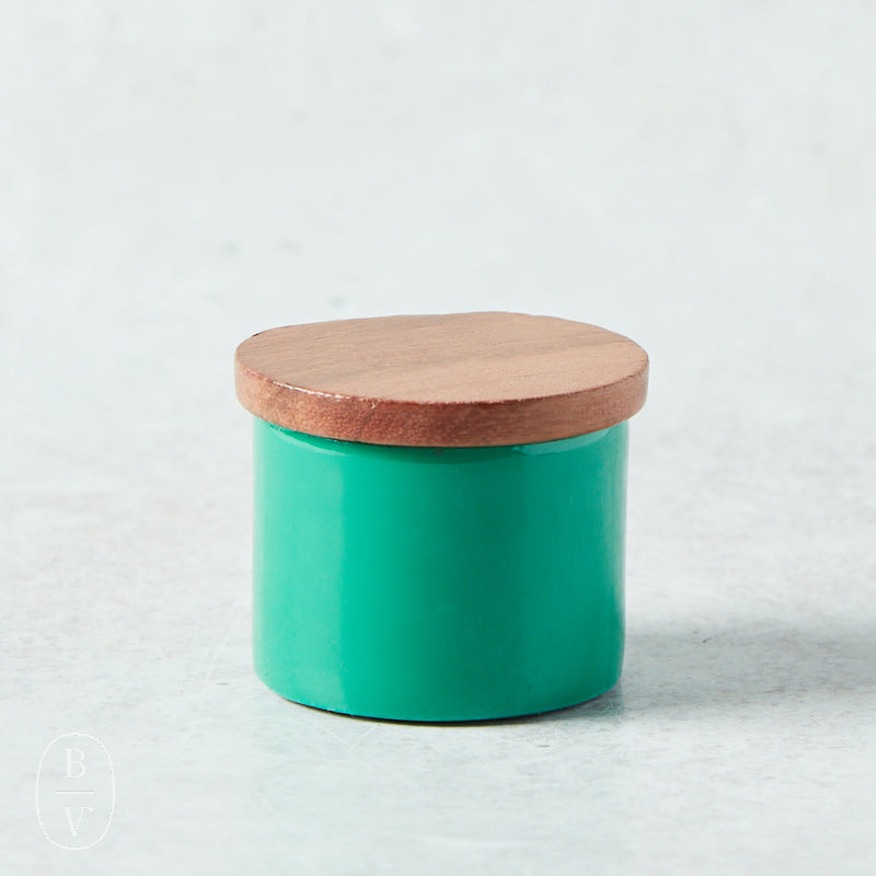 Creative Co-op STAINLESS STEEL PINCH POT Jade