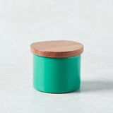 Creative Co-op STAINLESS STEEL PINCH POT Jade