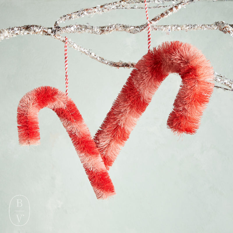 Creative Co-op SISAL CANDY CANE ORNAMENT