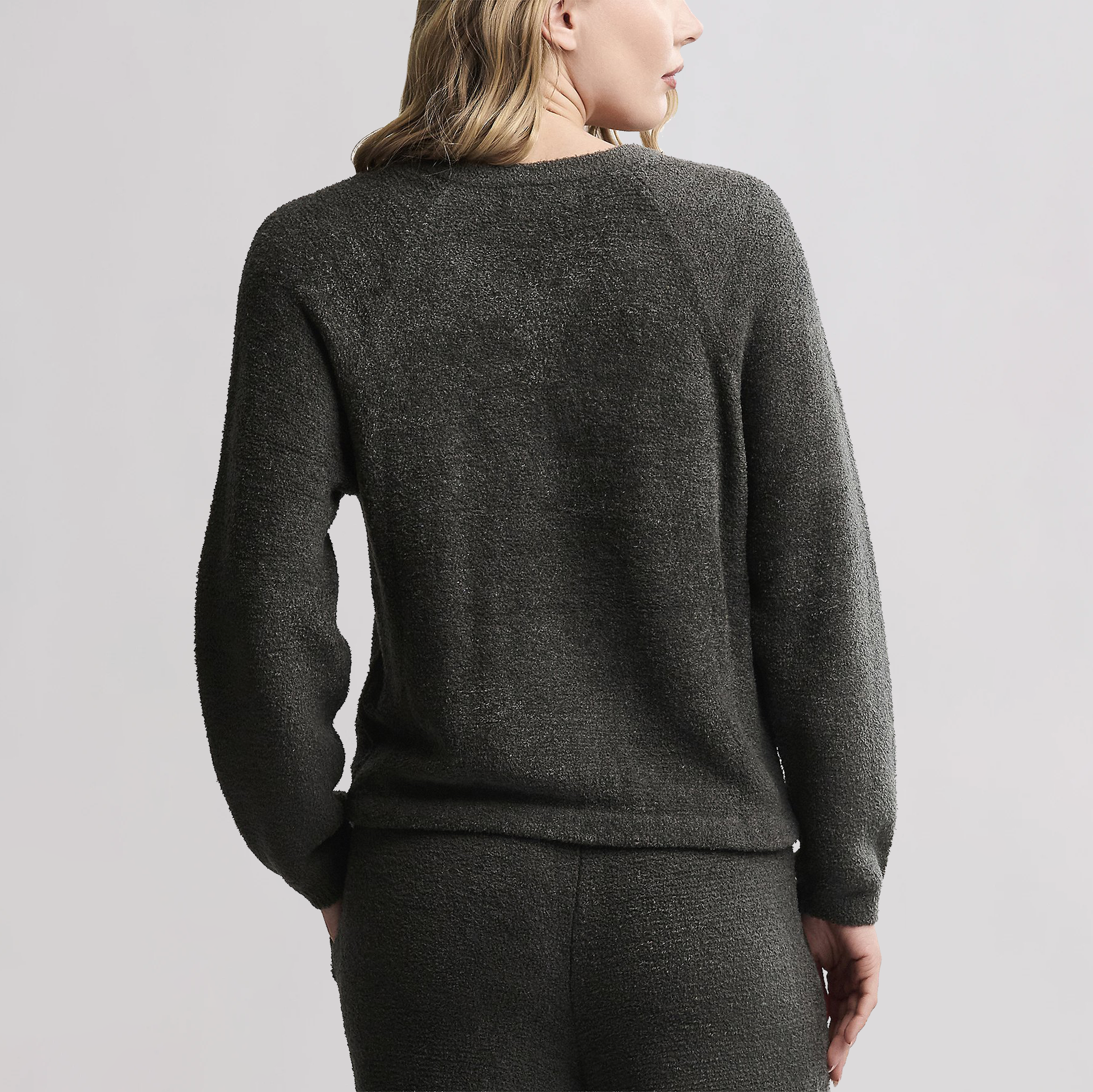 Barefoot Dreams COZYCHIC LITE TEXTURED RAGLAN SLEEVE HENLEY