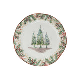 Arte Italica NATALE SALAD DESSERT PLATE