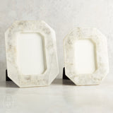 Two's Company OCTAGONAL WHITE QUARTZ FRAME