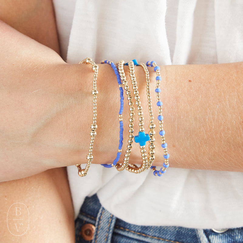eNewton Design CLASSIC GRATEFUL PATTERN BEAD BRACELET
