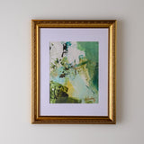 FRAMED PALETTE SERIES 8X10 GOLD SCROLL No 8