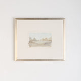 PEACE LANDSCAPE DECKLE EDGE FRAMED PAINTING - SERIES 3 NO 2 - By Lacey