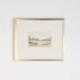 PEACE LANDSCAPE DECKLE EDGE FRAMED PAINTING - SERIES 3 NO 5 - By Lacey