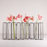 Creative Co-op METAL GLASS JOINTED VASE Iron