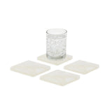 Two's Company QUARTZ COASTERS SET OF 4