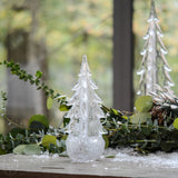 Simon Pearce SILVER LEAF GLASS EVERGREEN TREE 10