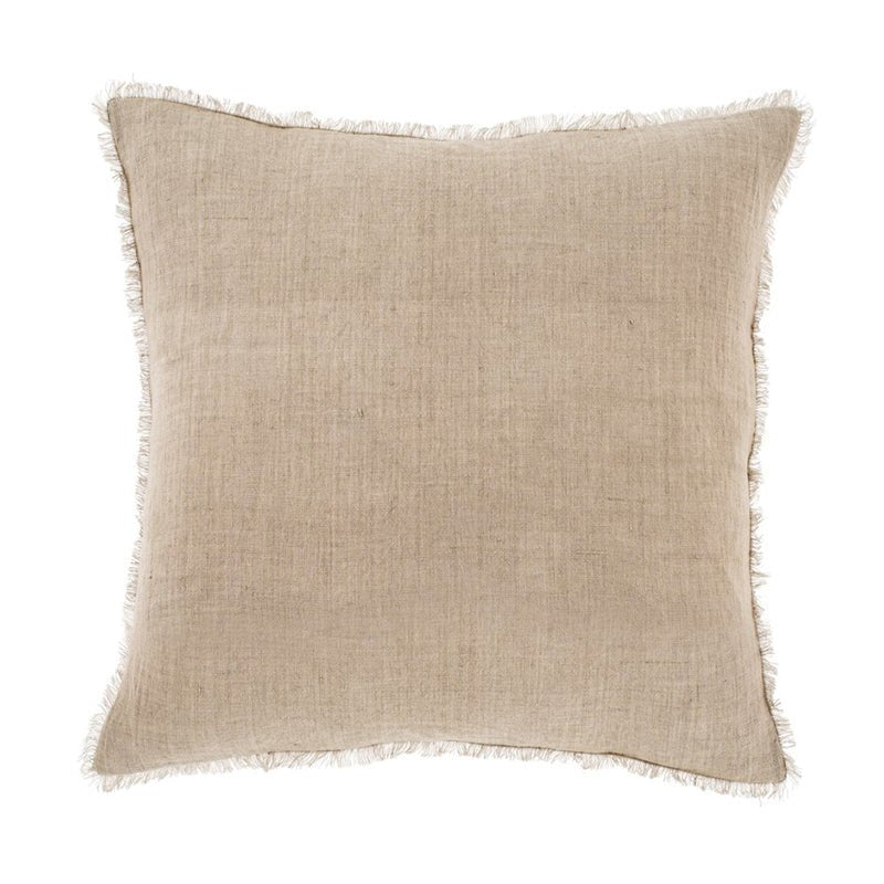 Indaba Trading LINA LINEN PILLOW Oat 24x24