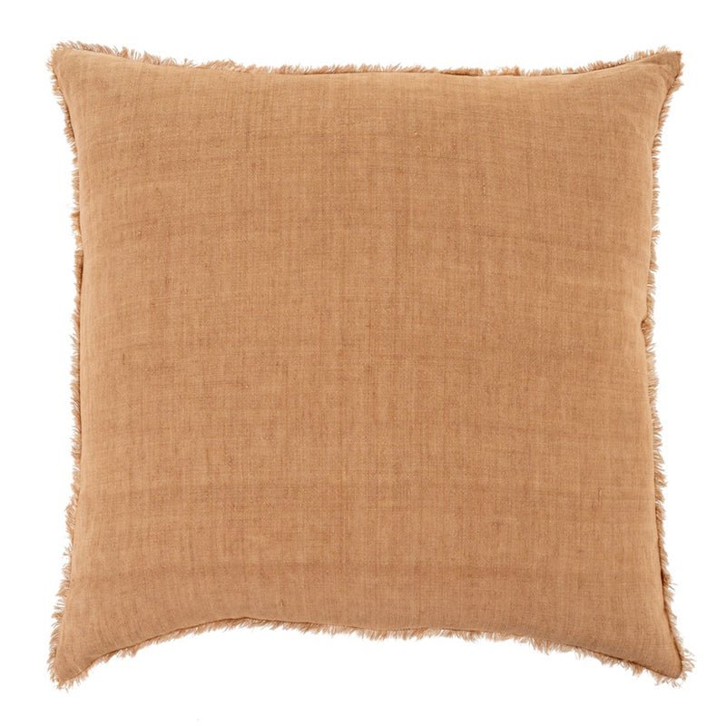 Indaba Trading LINA LINEN PILLOW Terracotta 24x24