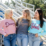 DAWGS MAROON SCRIPT SWEATSHIRT - The Chester Drawer