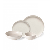 Casafina Living PACIFICA DINNERWARE SET Vanilla 16-Piece Set with Cereal and Pasta Bowl