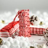 Raz Imports RIBBON CANDY ORNAMENT Red_White C