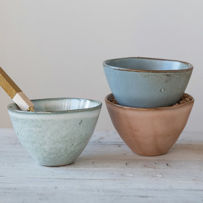 Creative Co-op MATTE STONEWARE BOWL