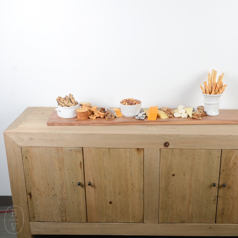 Creative Co-op ACACIA WOOD OVERSIZED ENTERTAINING BOARD WITH HANDLE