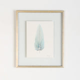 SMALL FRAMED FLOATED FEATHER PAINTING - SERIES 11 NO 10 - By Lacey