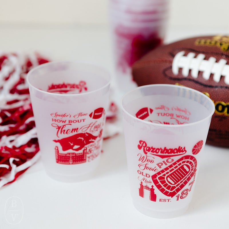 Drinkware Company GAMEDAY FLEX CUPS SET OF 10 Arkansas