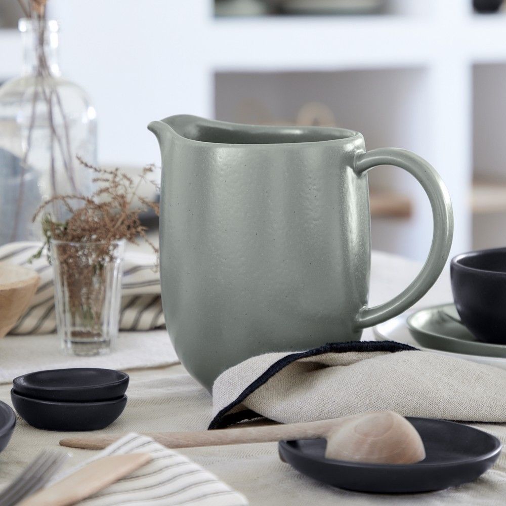 Casafina by Costa Nova PACIFICA PITCHER Artichoke Green
