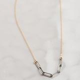Ellen Hays Jewelry MIXED METAL CHAIN N2045 NECKLACE