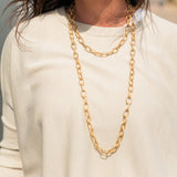 Virtue ETCHED CHAIN NECKLACE Gold