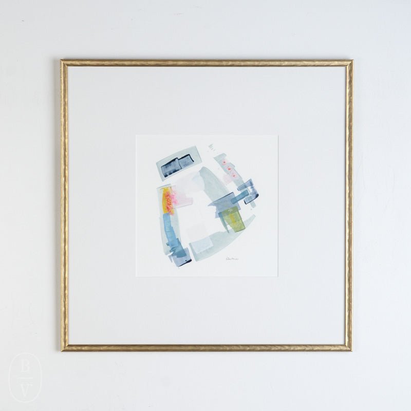 TRUSTED PATHWAYS 4 FRAMED PAINTING - Sarah Robertson