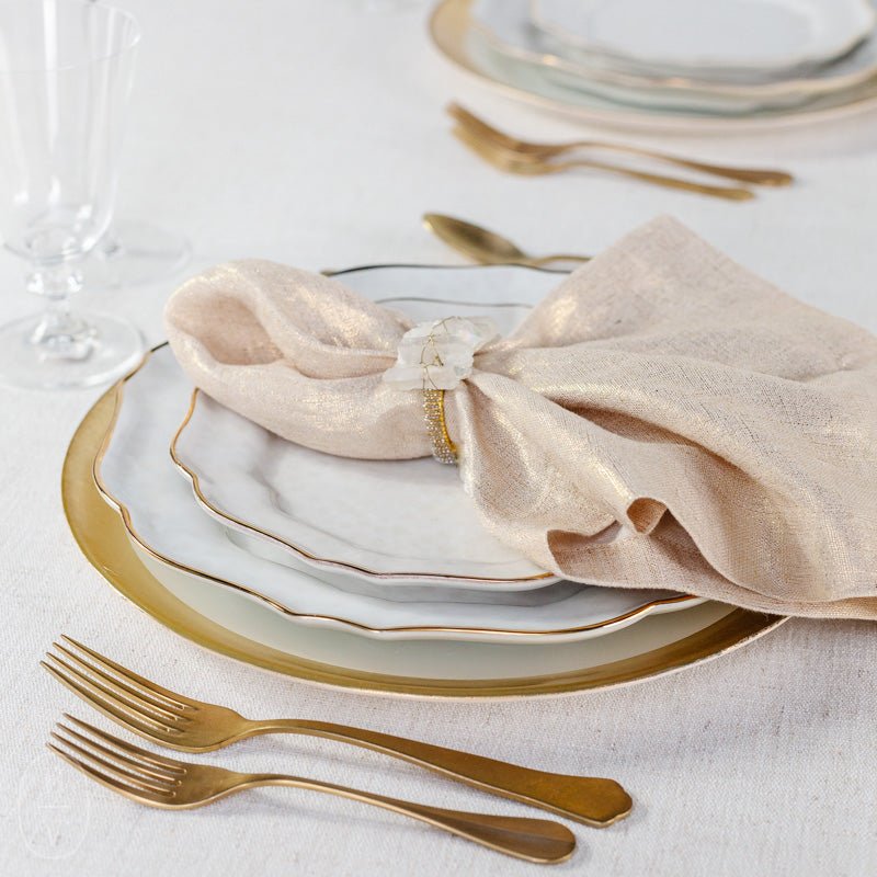 Casafina by Costa Nova CAMILLA GLASS CHARGER PLATE